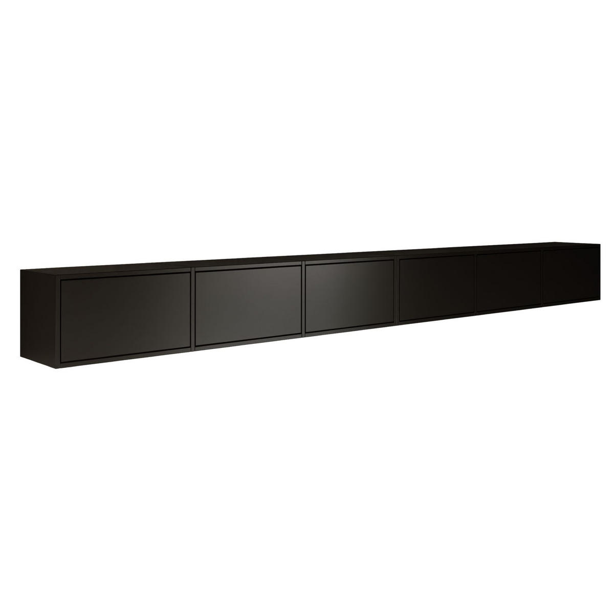 TV-LOWBOARD Framme hängend Schwarz 300 cm - Schwarz, Holzwerkstoff (300.2/30/30cm) - Selsey