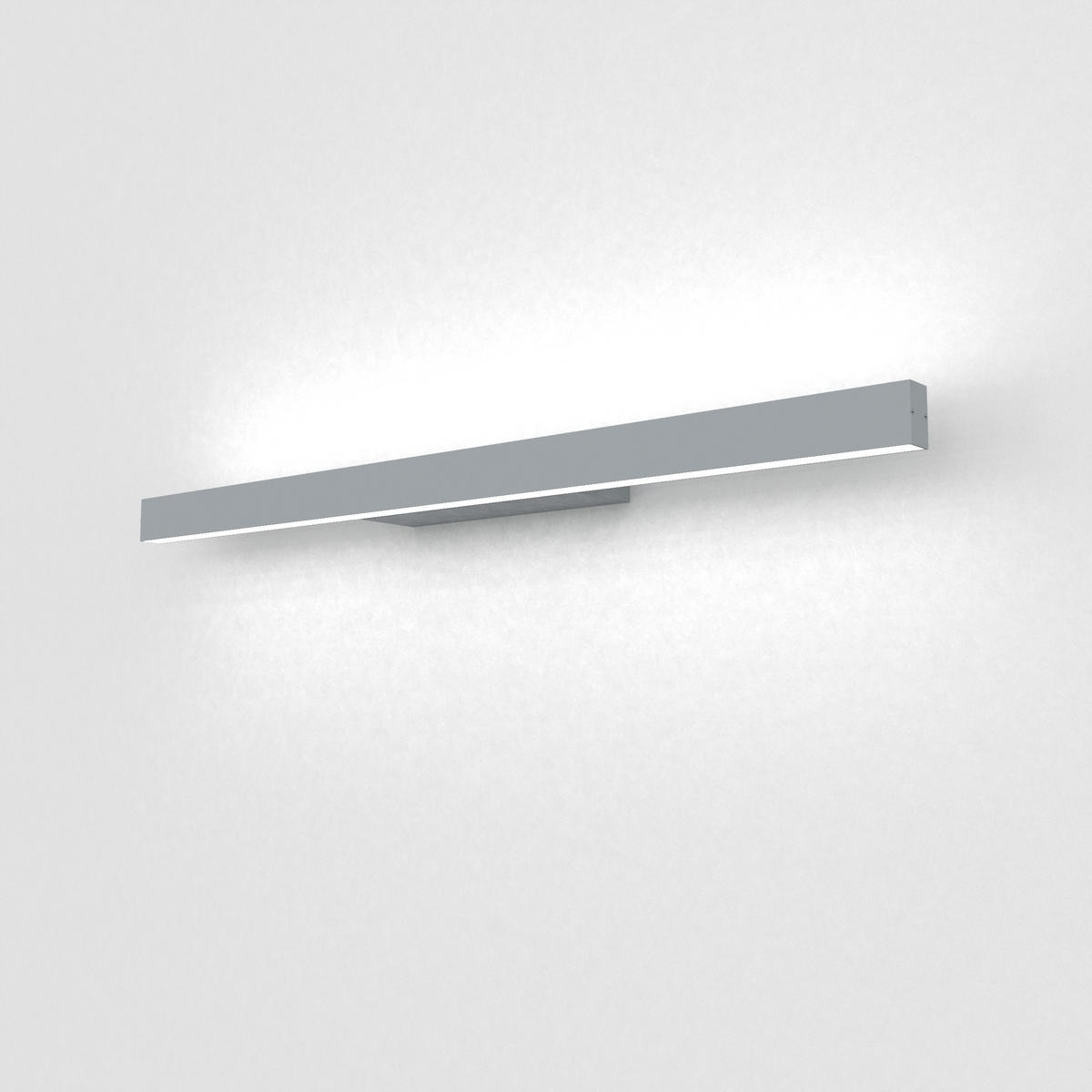 LED-WANDLEUCHTE - Grau, Metall (60/3.1/7cm) - Lumicom