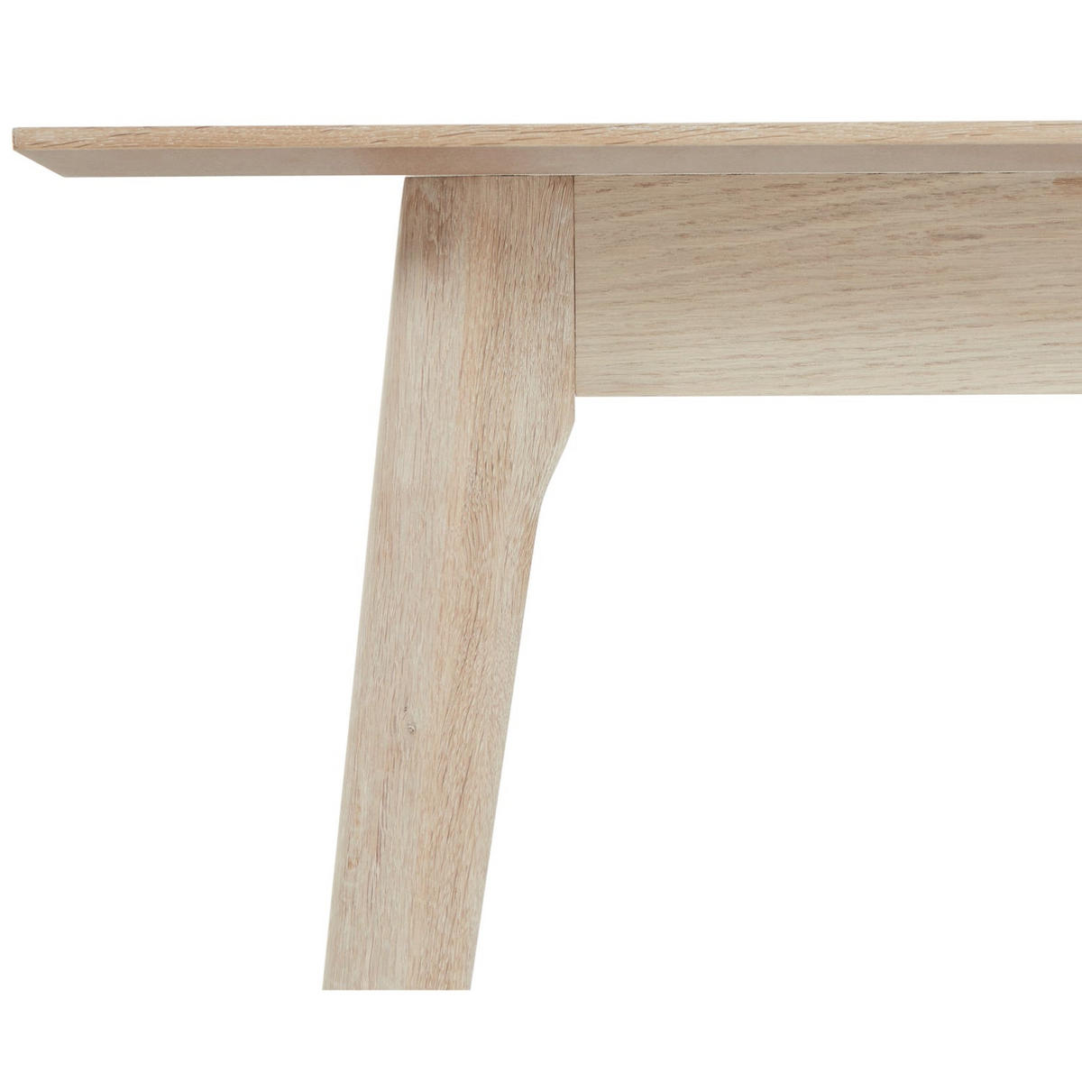 ESSTISCH 105/220/75 Eiche massiv rechteckig - Eichefarben, Holz (105/220/75cm) - Furnhouse
