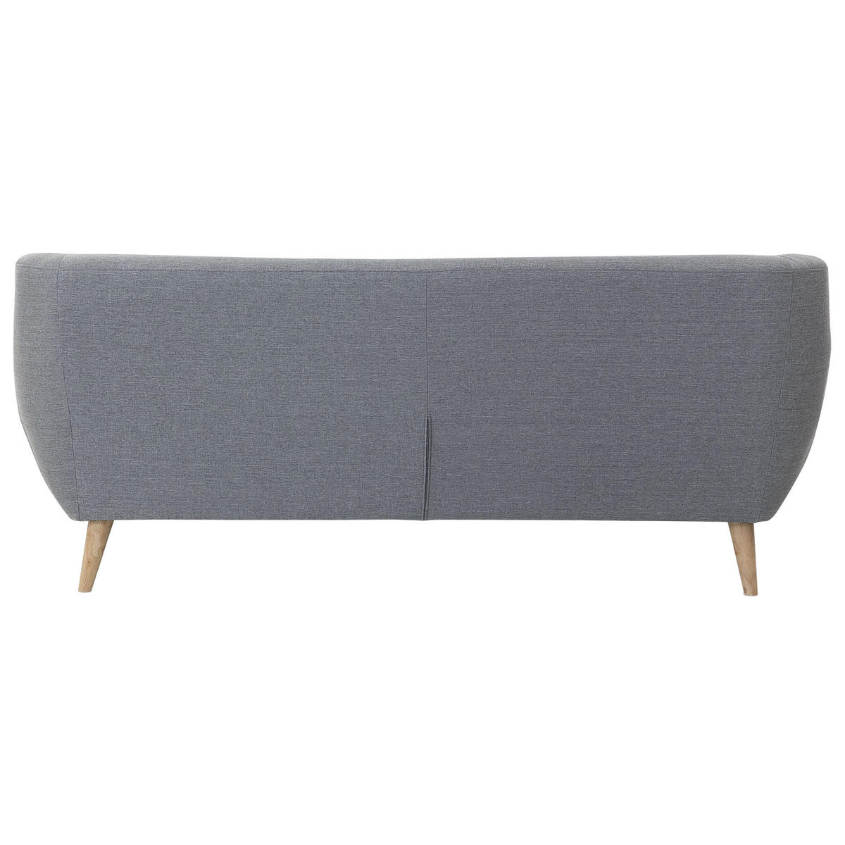 3-SITZER-SOFA hellgrau/hellbraun Motala - Hellbraun/Grau, Textil (182/76/83cm) - Beliani