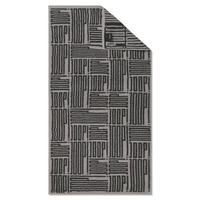 HANDTÜCHER BARS ALLOVER 1723 PLATIN - 77 - Grau, Textil (80/150cm) - Joop!