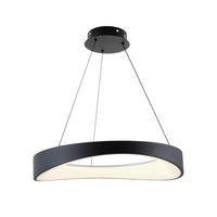HÄNGELEUCHTE Belina, Schwarz, 52cm, Dimmbar - Schwarz, Metall (52/52/6cm) - KOSILUM