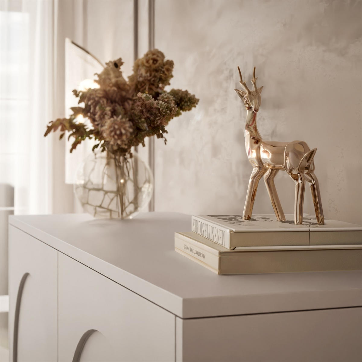 HIGHBOARD ARIADNA Kaschmir - Kaschmir, Holzwerkstoff (104/119/35cm)