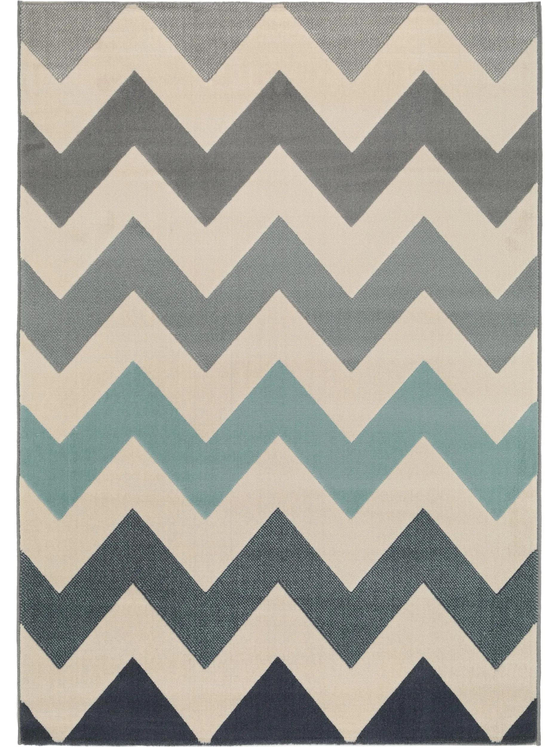 TEPPICH Dessert Blau 160x230 cm - Blau, Textil (160/230cm) - benuta Pop