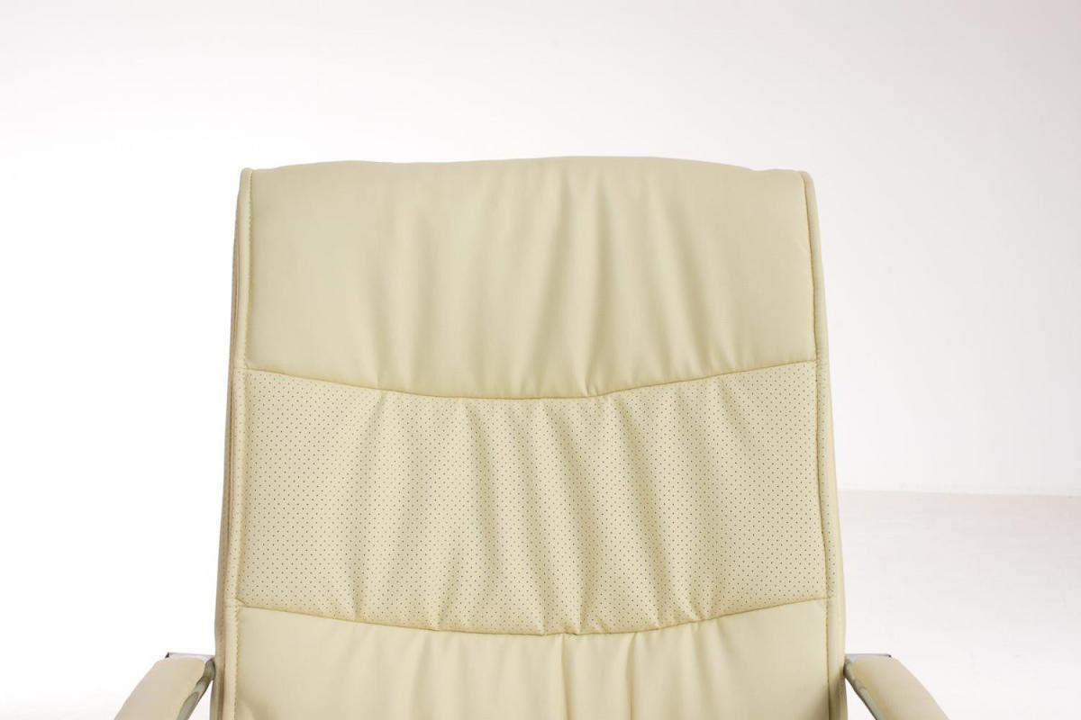 SCHWINGSTUHL Lederlook creme - Creme, Textil/Metall (49/105/60cm) - CLP