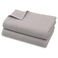 SAUNATUCH, 2er-Set, 70x180 cm, 100% Baumwolle, Grau - Grau, Textil (70/180cm) - Zollner