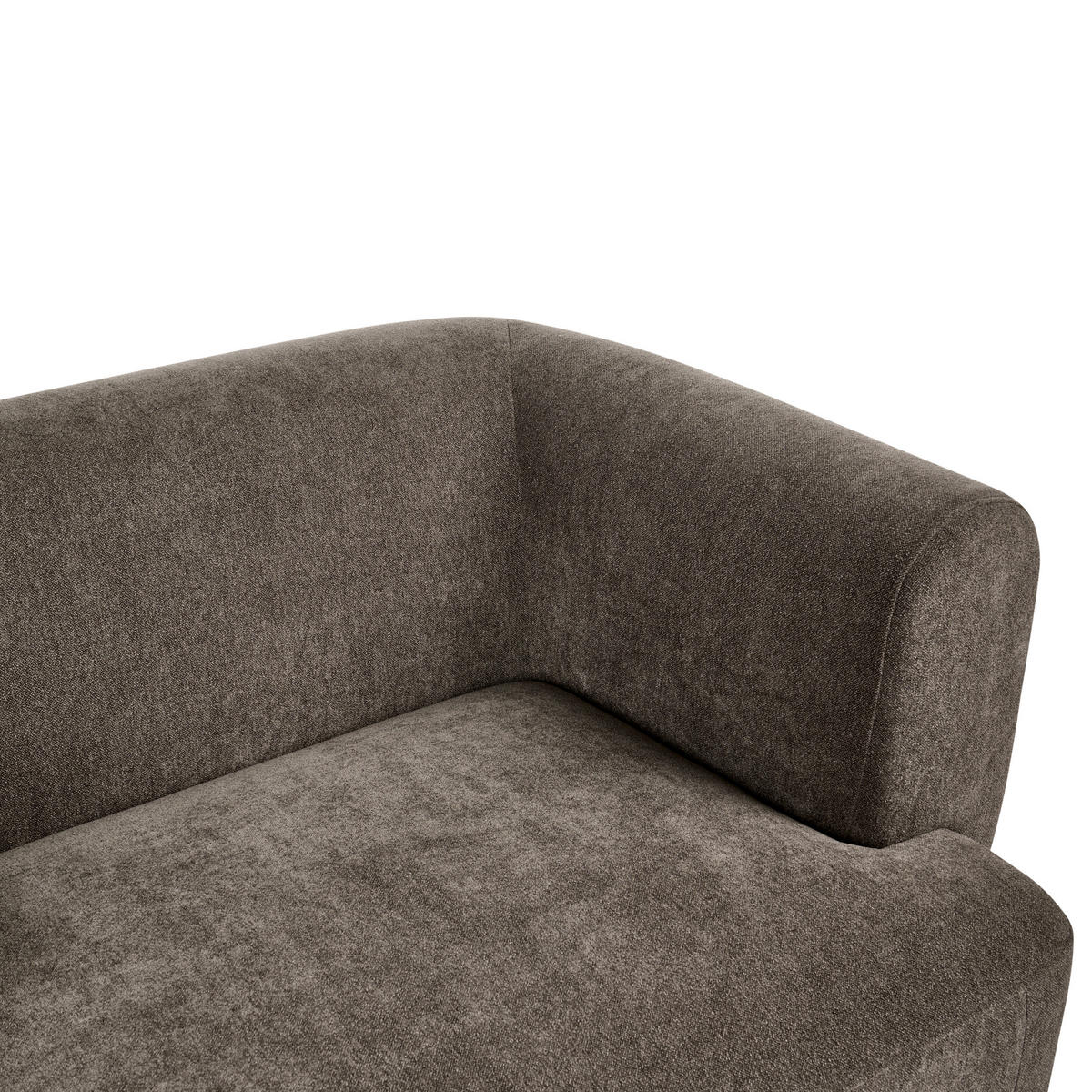 POHOVKA 2-místná Látka Hnědá Hogbo - hnědá, textil (145/73/93cm) - Beliani