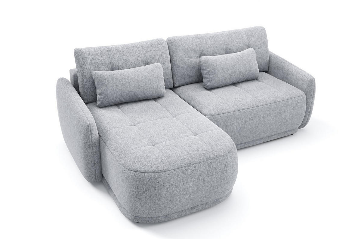 ECKSOFA Krabi Dunkelgrün, mit Schlaffunktion - Dunkelgrün, Textil (240/167cm) - Bettso