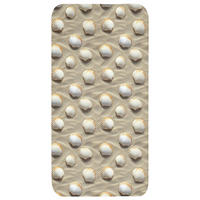 WC PŘEDLOŽKA Mušle - Písek - Námořní 60x120 cm - písková barva, textil/plast (60/1cm) - OnlyWow
