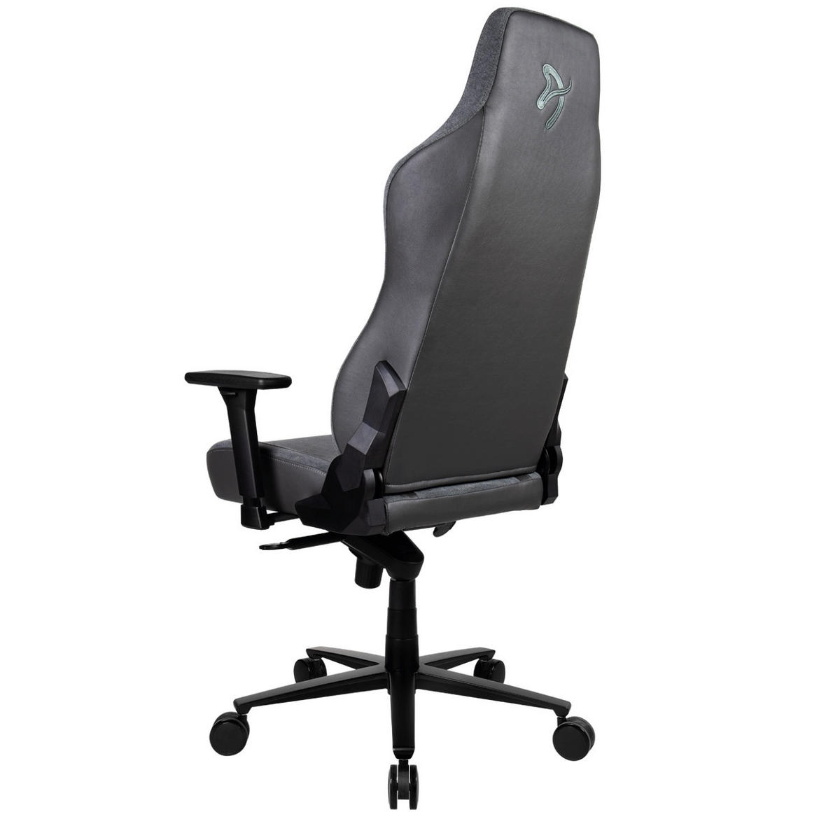 GAMINGSTUHL Vernazza Vento™ Esche - Schwarz/Grau, Kunststoff/Textil (68/135/50cm) - Arozzi