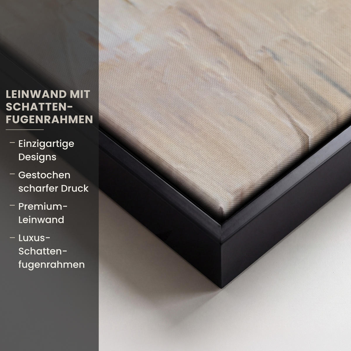 LEINWAND Bilder mit Rahmen - Ölgemälde - Frau - Wein - 150x100 - Hellbraun, Textil (150/100cm) - MuchoWow