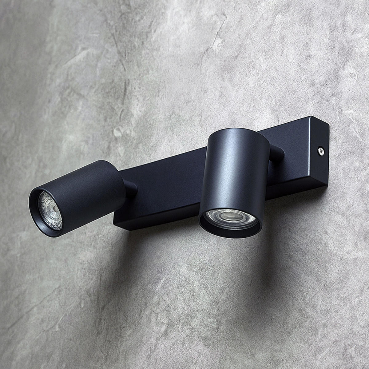 DECKENLEUCHTE DUDE II Schwarz 18 W - Schwarz, Metall (30/30/20cm) - Rendl