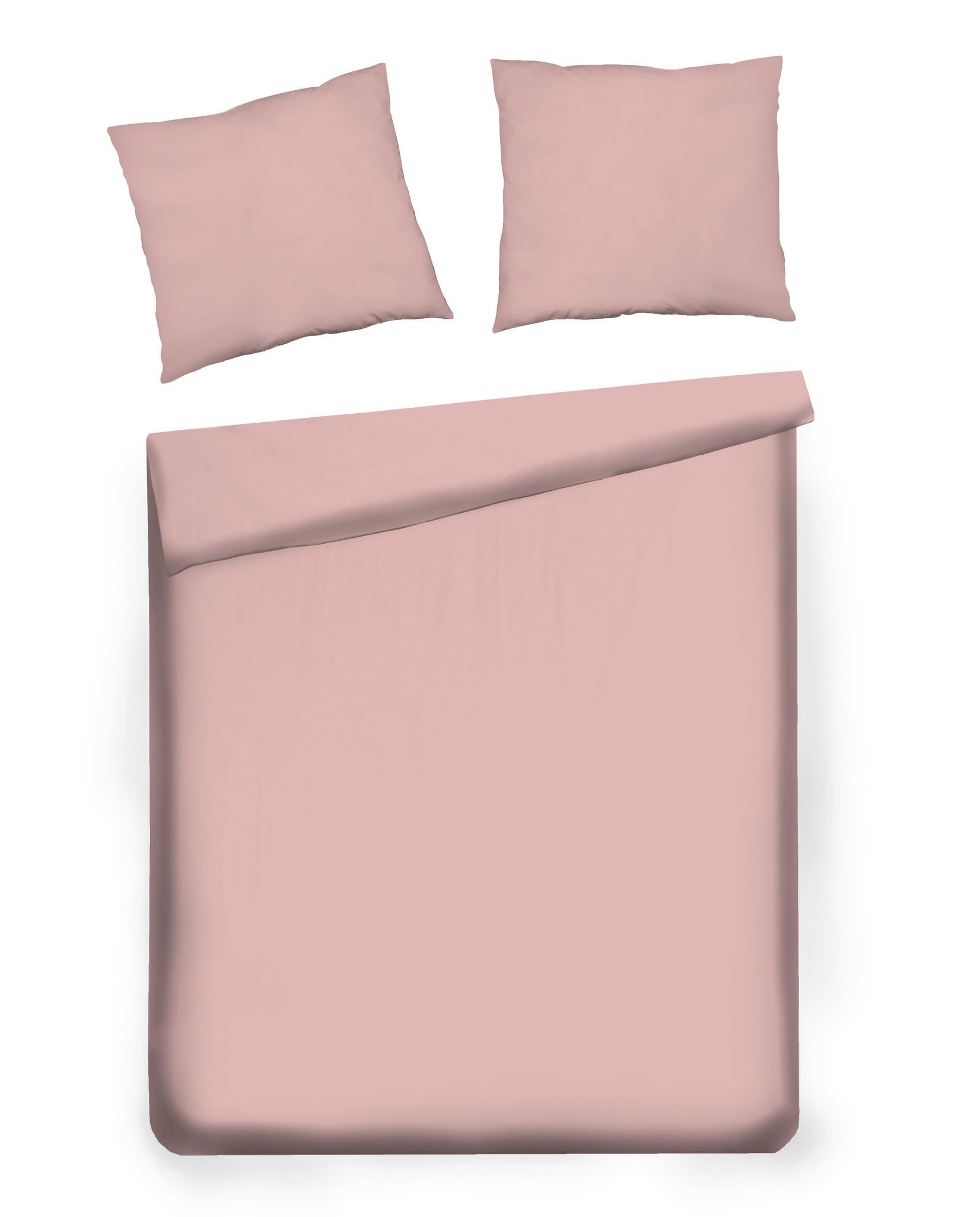 BETTWÄSCHE Satinette - Rosa, Textil (160/200cm) - home&you