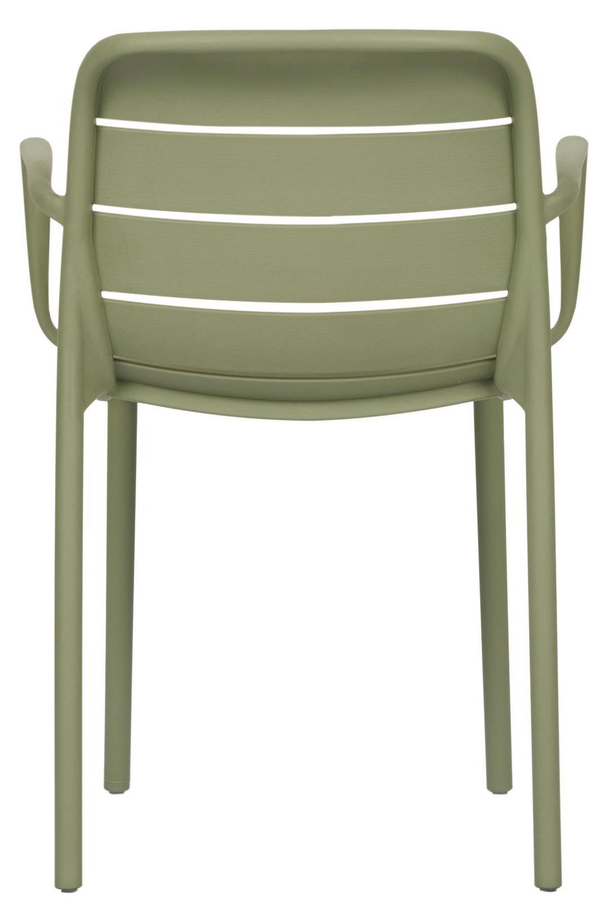 GARTENSTUHL, Silja, Grün, Kunststoff, 55 x 57 x 80 cm - Grün, Kunststoff (55/80/57cm) - ebuy24
