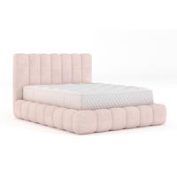 POLSTERBETT aus Polyester Elvert 180x200 cm, Hellrosa - Hellrosa, Textil (180/200cm) - Meblito