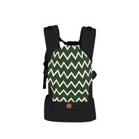 BABYTRAGE Explorer 3 in 1 grün Bauchtrage, Rückentrage, 3 Tragepositionen, Kopfstütze, Baumwolle - Grün, Textil (9/40/28cm) - Cangaroo