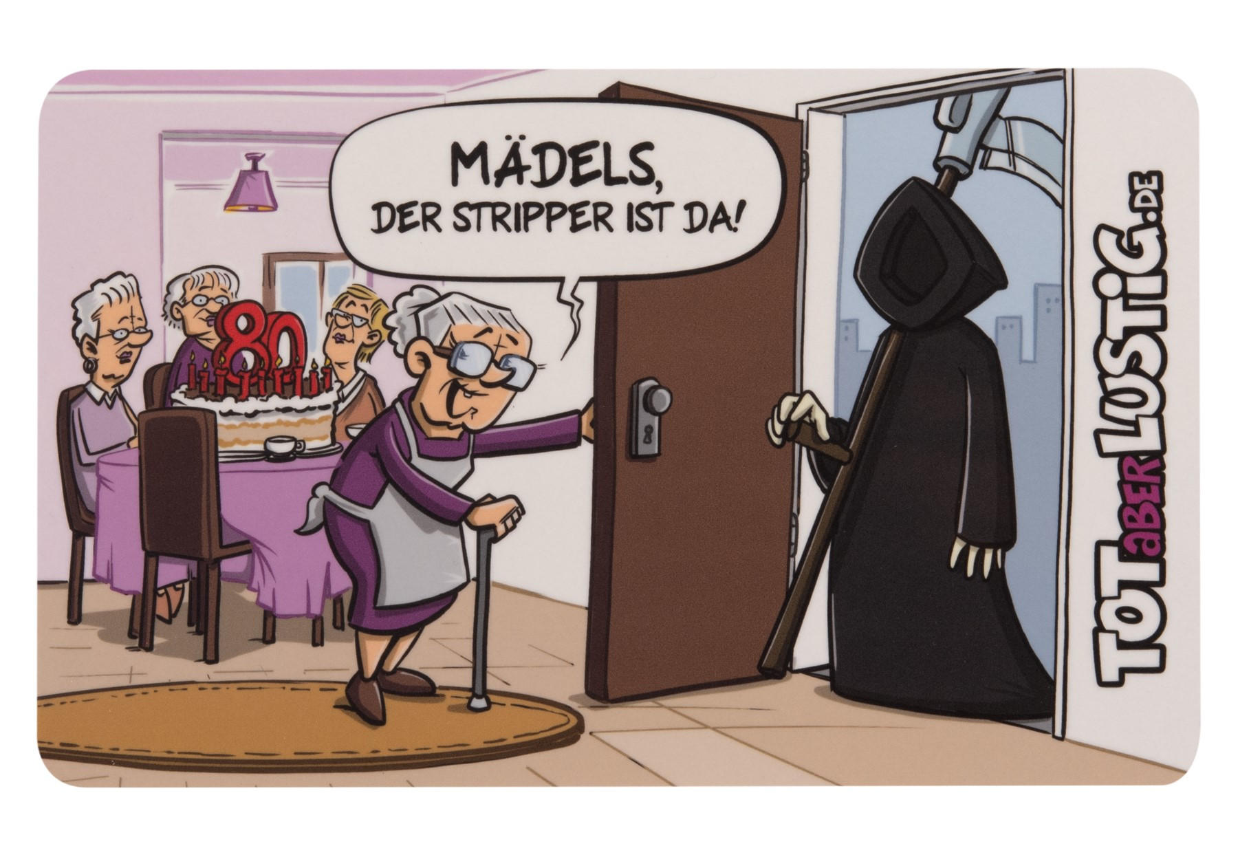 BRETTCHEN Tot aber lustig Der Stripper ist da! Mehrfarbig 14,5 x 23,5 cm - Multicolor, Kunststoff (14.5/23.5cm) - United Labels