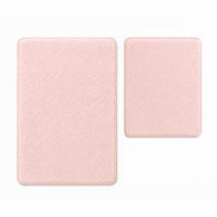 BADEMATTE Set 2tlg UNI ROSA - Hellrosa, Textil (60/100cm) - ROLFNERS