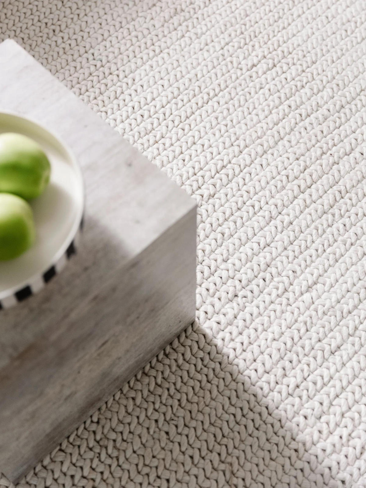 WOLLTEPPICH Velma Ivory 200x300 cm - Creme, Textil (200/300cm) - benuta Pure