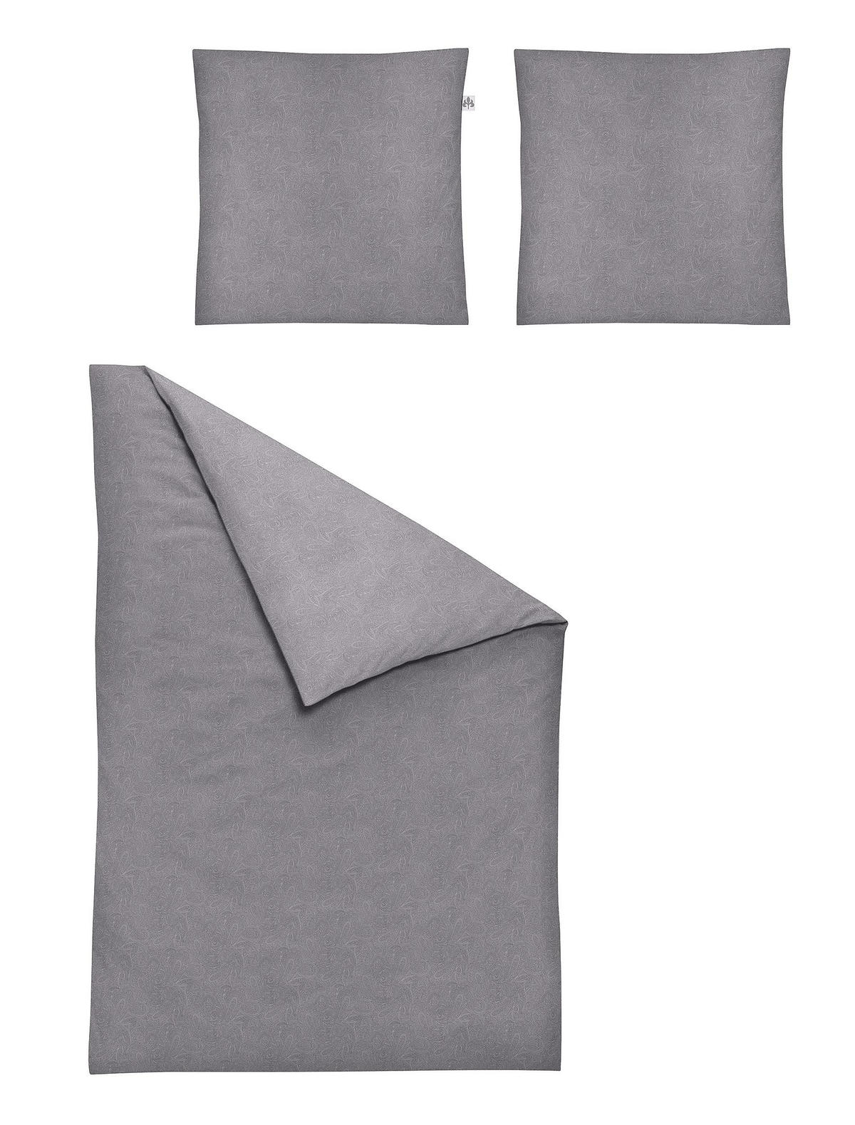 BETTWÄSCHE VERONA 8357 - Silberfarben, Textil (140/200cm) - Irisette