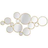 SPIEGEL in goldenen Rahmen 2,3/100/51,5 cm - Goldfarben, Glas (100/51.5/2.3cm) - Mauro Ferretti