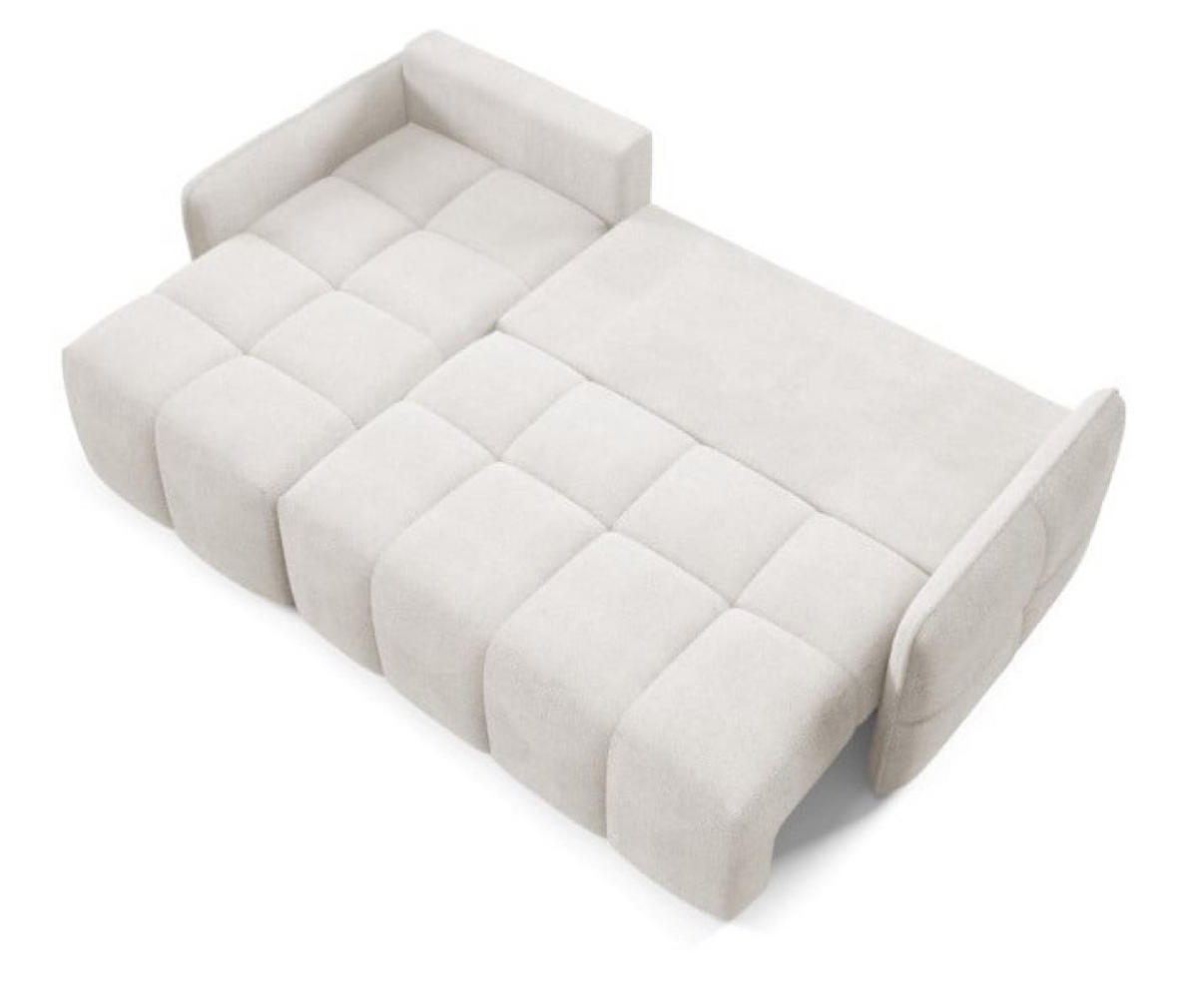 ECKSOFA Grafit MONO Mit Schlaffunktion Und Dekokissen Links - Graphitfarben, Textil (220/145cm) - Sepro Meble
