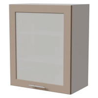 KÜCHENHÄNGESCHRANK Brerra W2S/60 Weiß / RAL 1019 graubeige Matt 60 / 32,5 / 72cm - Graubraun/Weiß, Holz/Holzwerkstoff (60/72/32.5cm) - Feldmann-Wohnen