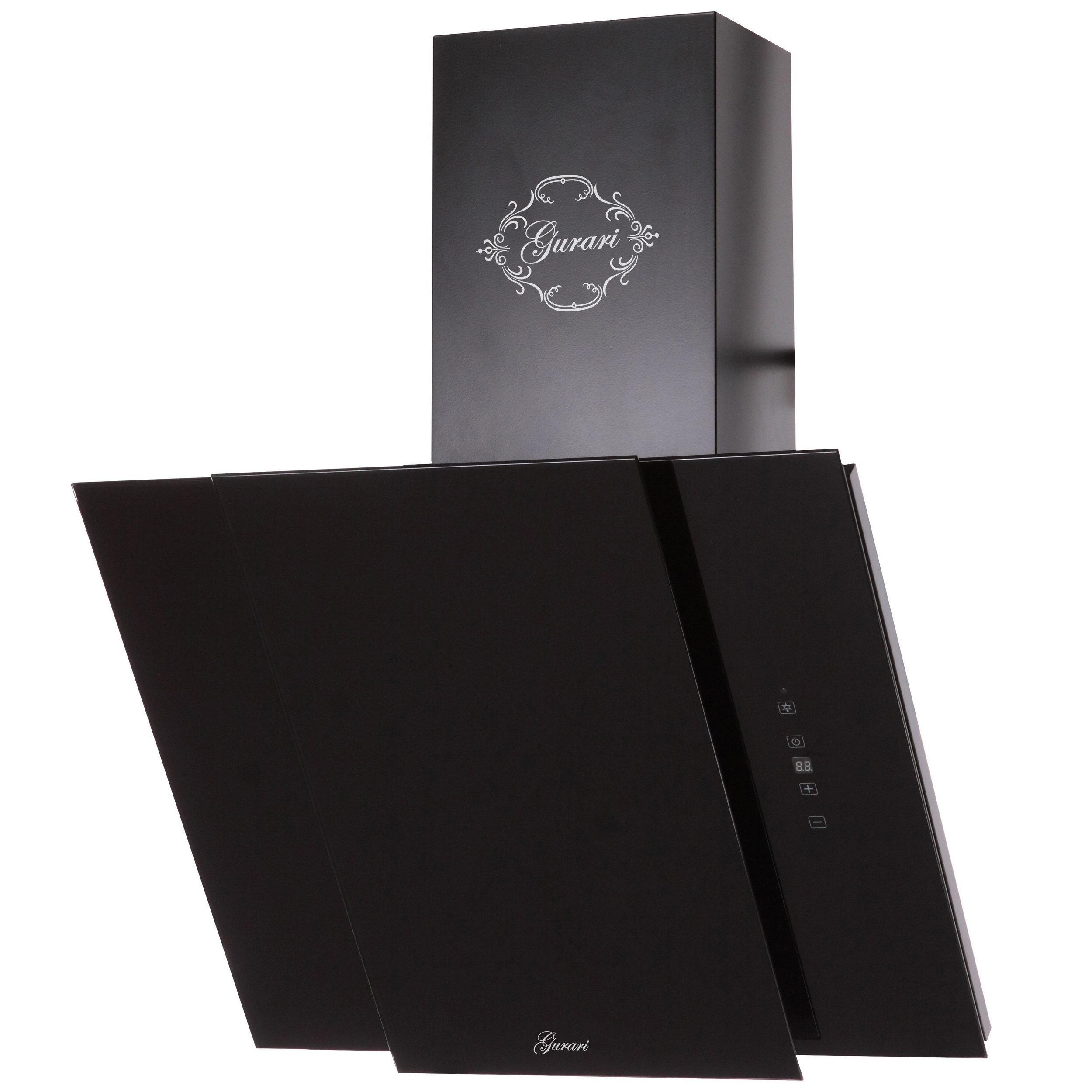 DUNSTABZUGSHAUBE GCH S 171 90 BL Prime + Umluftset, 90 cm Schwarz - Schwarz, Metall (90/102.5/40.5cm) - Gurari