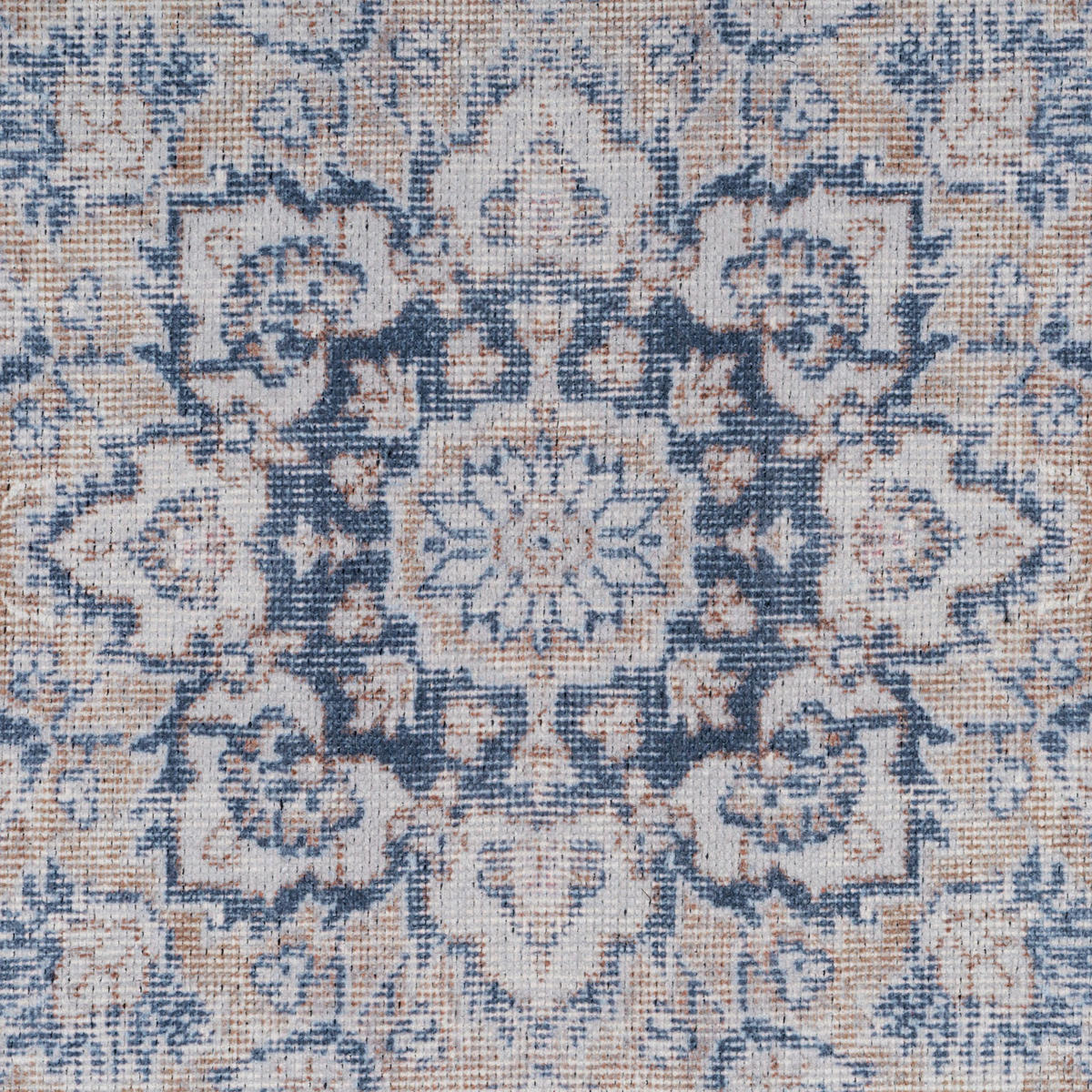 FLACHWEBETEPPICH Ballina - Blau, Textil (160/230cm) - Kukoon Rugs