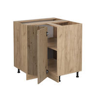 ECKUNTERSCHRANK R-Line Artisan-Eiche 75.6 cm, AP Eiche - Honigeiche/Eiche Wotan, Holzwerkstoff (75.6/81.6/60cm) - Vicco