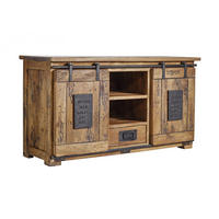 SIDEBOARD Mango 128x45x70 natur lackiert RAILWAY #102 - Naturfarben, Holz (128/70/45cm) - Massivmoebel24