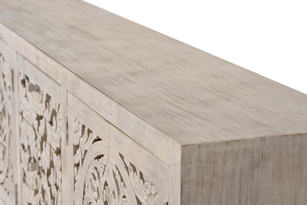 SIDEBOARD aus Mangoholz - Perlmutt, Holz (38/81/190cm) - Giner y Colomer