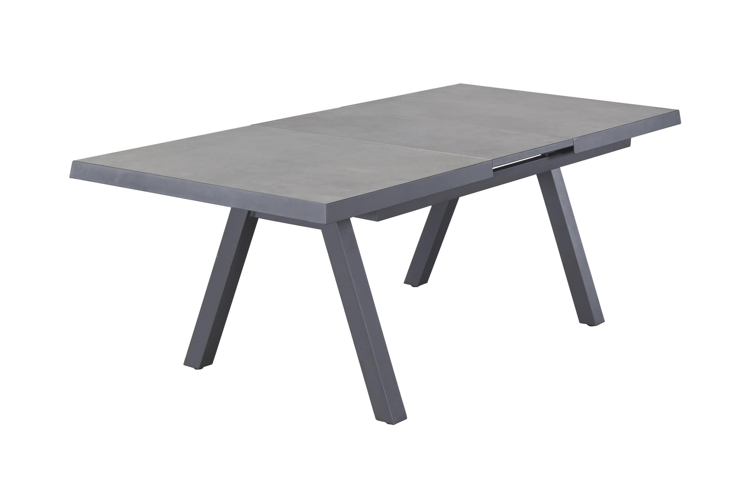 GARTENTISCH Kalifornien 160/210x100x75cm, Keramik, Anthrazit - Anthrazit, Keramik (100/210/75cm) - dasmöbelwerk