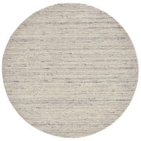HANDWEBTEPPICH Pure 190x190 cm - Hellgrau, Textil (190/190cm) - THEKO