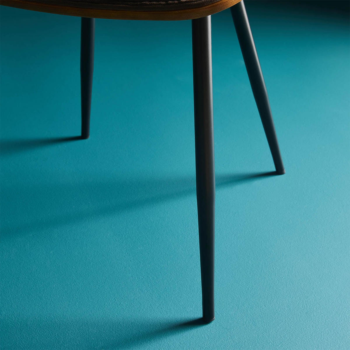 VELOURS-STÜHLE im 2er-Set mit Holz-Finish - Olympia - Braun, Holz (76.5/76.5/46cm) - Signature