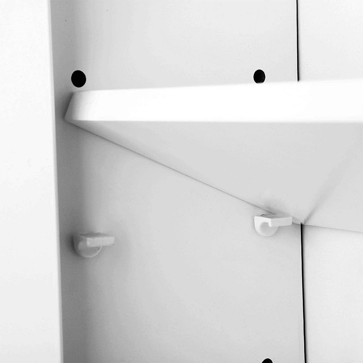 SPIEGELSCHRANK BADEZIMMERSCHRANK - Weiß, Holzwerkstoff (15/55/60cm) - Hansiro