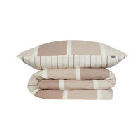 BETTWÄSCHESET Brody - Feinbiber - 2-teilig - 135x200 cm - Taupe - Taupe, Textil (135/200cm) - SCHIESSER