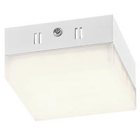 LED DECKENLEUCHTE Aluminium Weiß - Weiß, Metall (9/9/4.5cm) - Globo Lighting