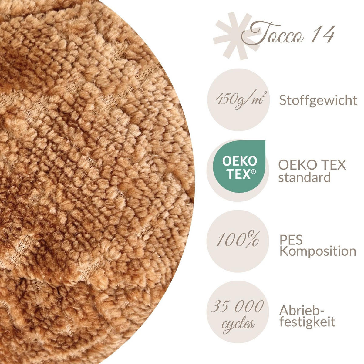 SET AUS ZWEI ZIERKISSEN Happy Pill Kupferfarbe 13/30 cm - Kupferfarben, Textil (30/30cm) - Maison de Reve