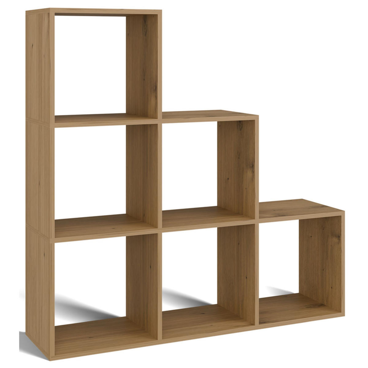 STUFENREGAL Stepi Artisan-Eiche 115 cm - Eichefarben, Holzwerkstoff (115/115/30cm) - Selsey