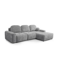 ECKSOFA Argos In Vibe - Grau, Holzwerkstoff/Textil (267/170cm) - Fun Möbel