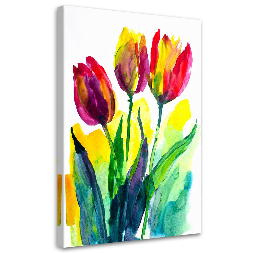 Feeby Leinwandbild Mehrfarbig 60x90 cm