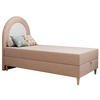 BOXBETT NEST 90/180 Rosa Velvet - H3 - Rosa, Holz/Textil (90/180cm) - MKS
