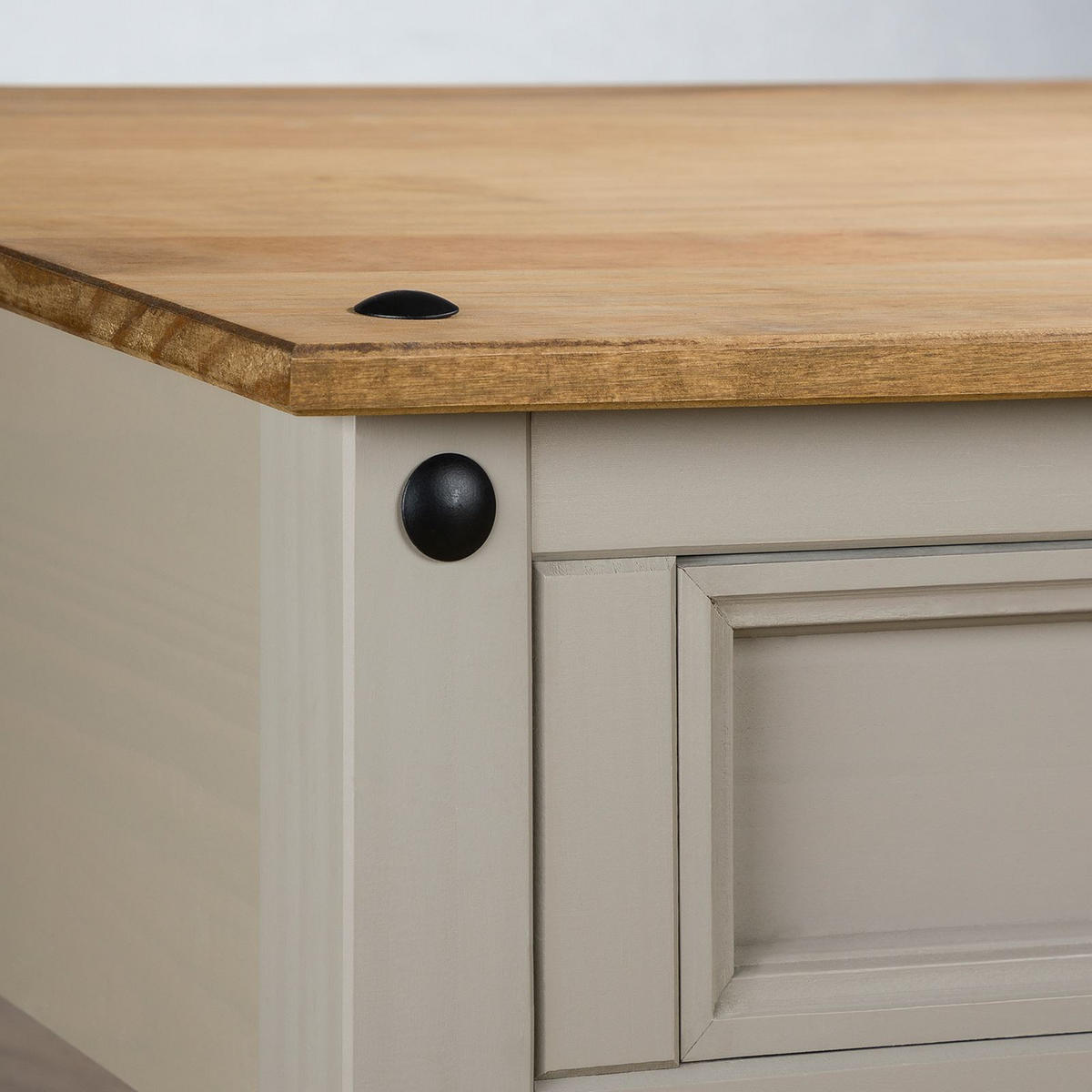 COUCHTISCH RAMON grau/braun - Braun/Grau, Holz (60/100/45cm) - IDIMEX