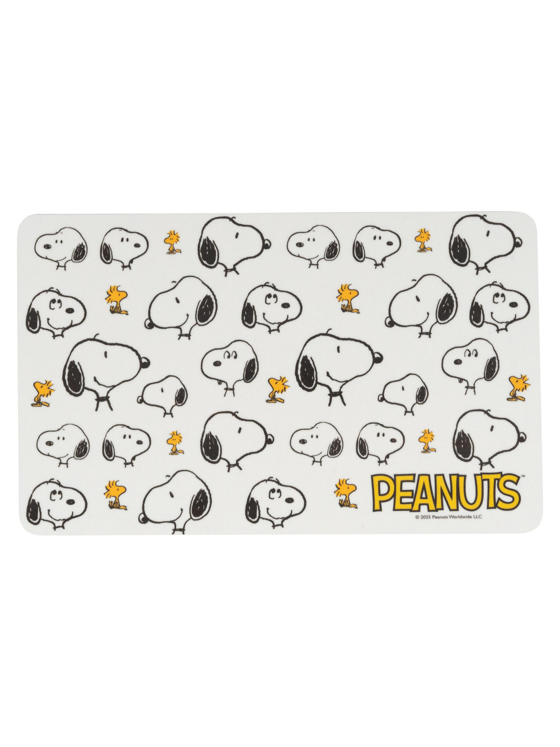 BRETTCHEN The Peanuts Snoopy Alloverprint Weiß 14,5 x 23,5 cm - Weiß, Kunststoff (14.5/23.5cm) - United Labels