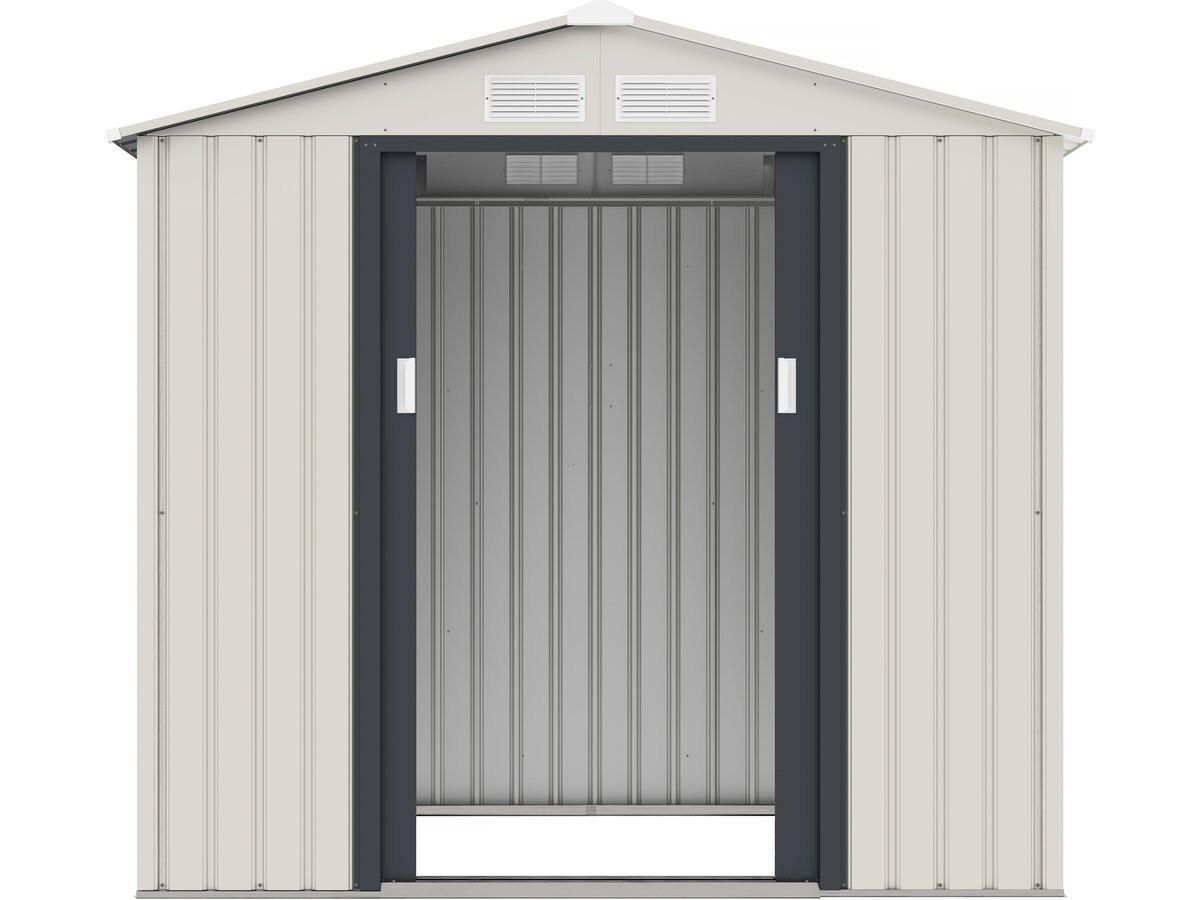 METALL-GARTENHAUS nebraska beige - Beige, Metall (267/202/181cm) - Habitat Garten