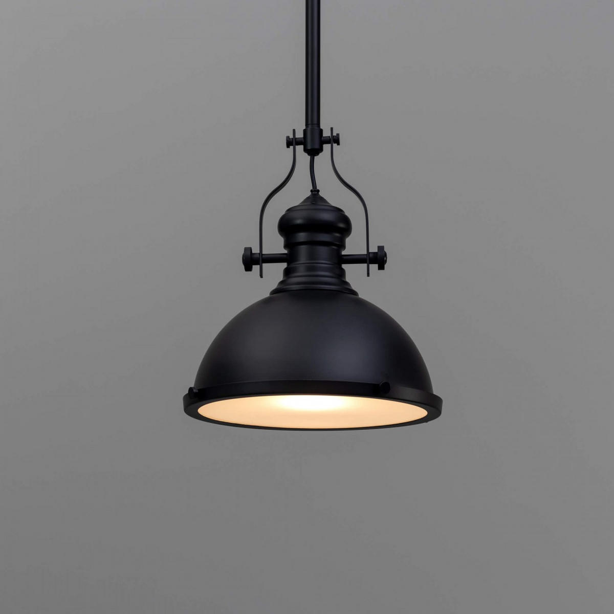 HÄNGELEUCHTE Neris, Schwarz, 34.5cm - Schwarz, Metall (34/33/34.5cm) - KOSILUM