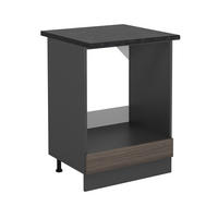 Anthrazit/Grau, Holzwerkstoff (60/81.6/60cm) - Vicco