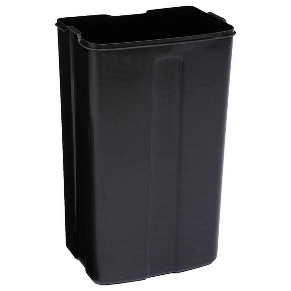 PEDAL-ABFALLEIMER Ariane, Edelstahl, Kunststoff, Schwarz, 30 L - Schwarz, Metall (32.5/65/35.5cm) - 5five Simply Smart