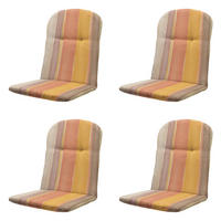 GARTENSTUHLKISSEN Nox - Mehrfarbig - 96/45/3,5 cm - 4er-Set - Multicolor, Textil (45/3/96cm) - Madison